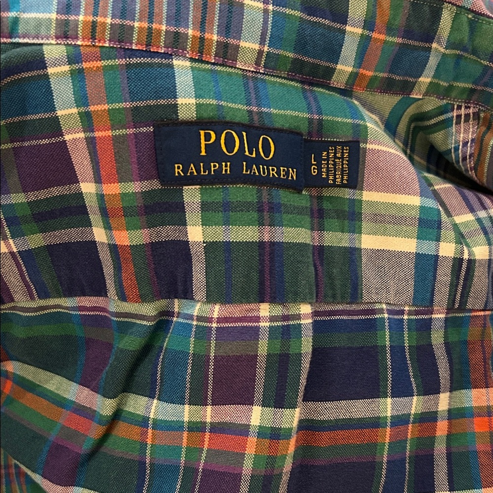 Polo by Ralph Lauren Colorful Plaid Shirt
